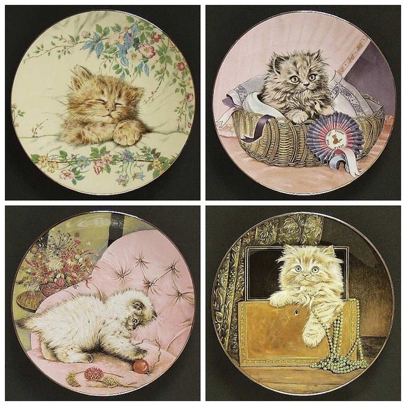 Royal Worcester Crown Ware, Kitten Classics Plate Collection